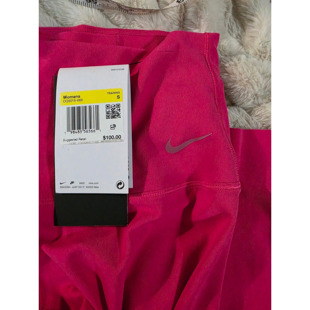 Nike Zenvy Dri-FIT High-Rise 7/8 Leggings Pink DQ6015-666 Womens Small NWT - Picture 3 of 6